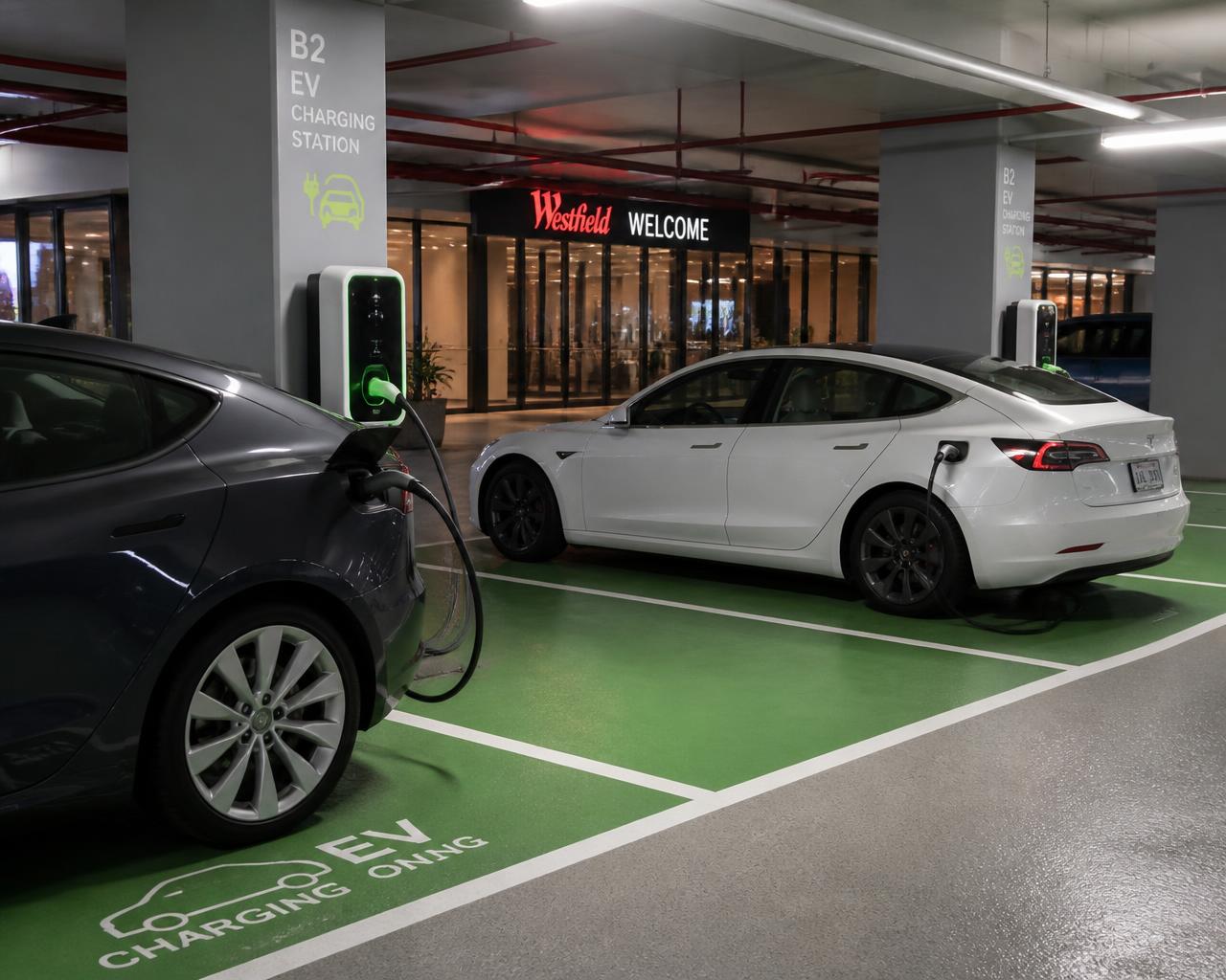 Instalação Elbratec: Estacionamento de shopping